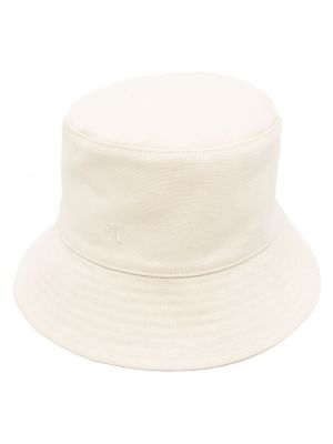 Haftowany kapelusz Nanushka biały