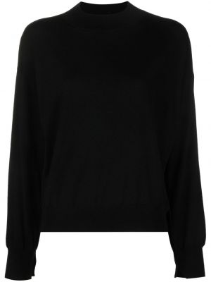 Volneni pulover Zanone črna