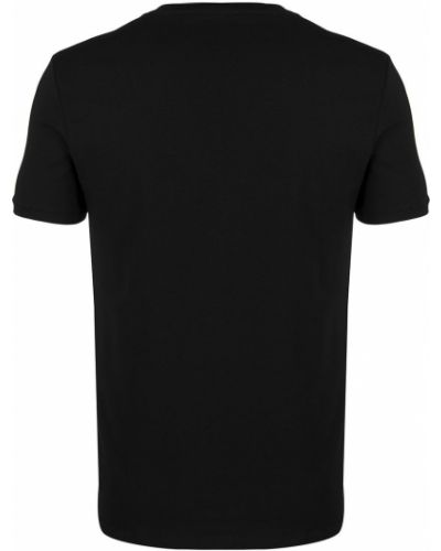 Camiseta con escote v Balmain negro