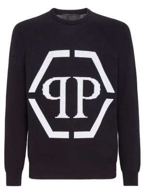 Sweter Philipp Plein czarny