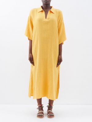 Хлопковое платье из тюля Anaak желтое