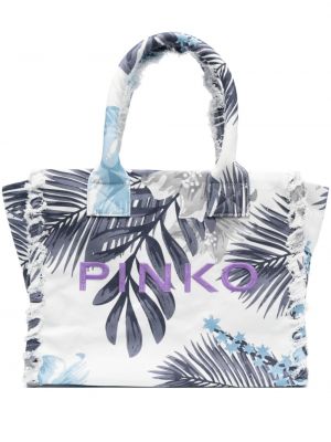 Siuvinėta paplūdimio krepšys Pinko
