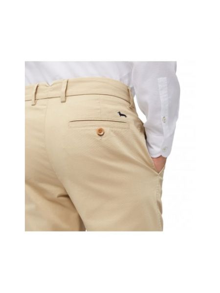 Pantalones chinos de algodón Harmont & Blaine beige