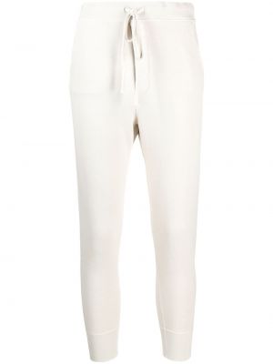 Памучни спортни панталони Nili Lotan бяло