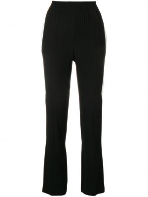 Pantalones rectos a rayas Givenchy negro