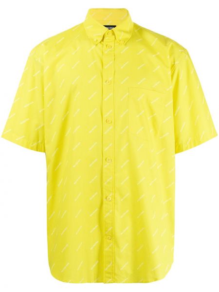 Camisa manga corta Balenciaga amarillo