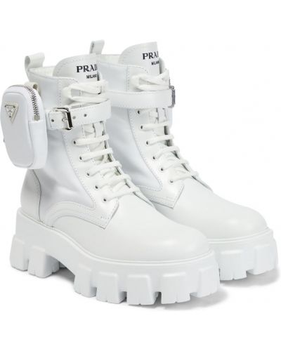 Ankle boots Prada - Biały