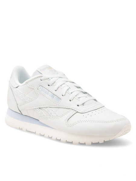 Білі шкіряні кросівки Reebok Classic Leather