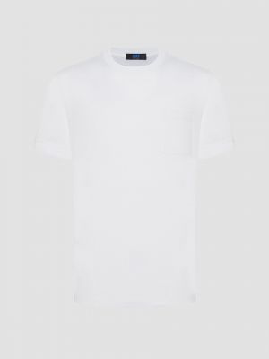 Белая футболка Kiton
