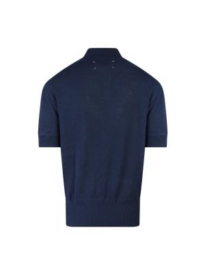 Jersey de lana de tela jersey Maison Margiela azul