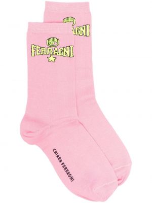 Sockor Chiara Ferragni rosa