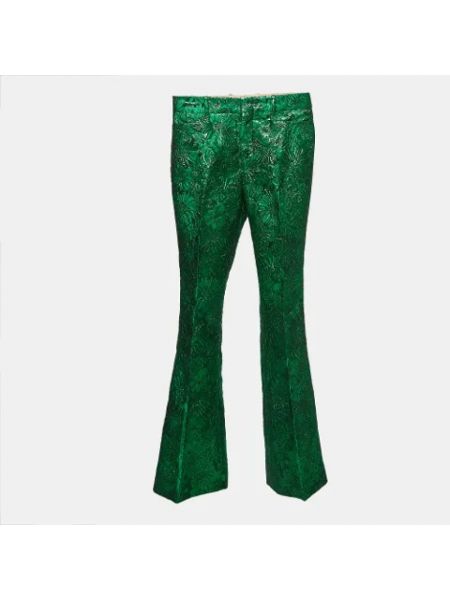 Spodnie retro Gucci Vintage zielone
