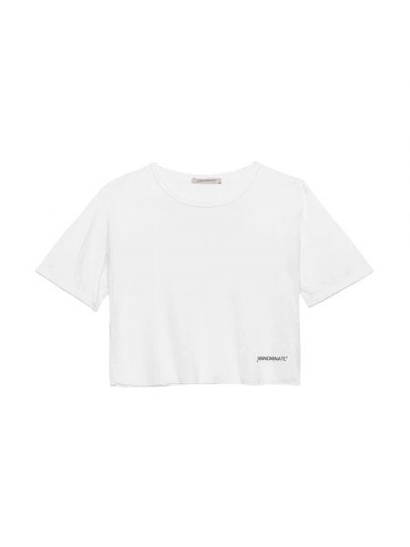 Koszulka z nadrukiem z modalu Hinnominate biała