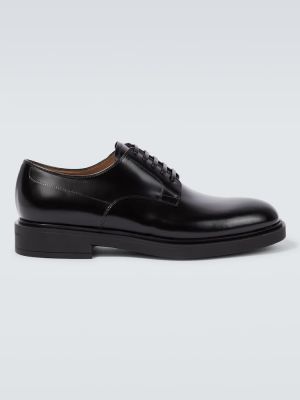Zapatos brogues de cuero Gianvito Rossi negro