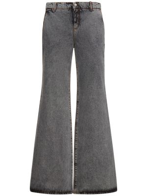 Zvonové džíny Etro šedé