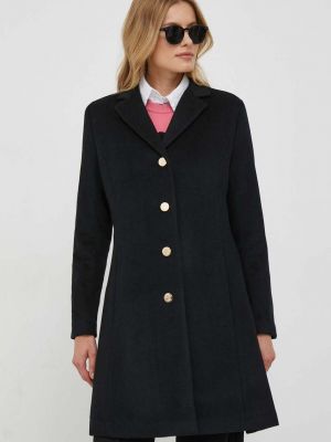 Vlněný kabát Lauren Ralph Lauren černý