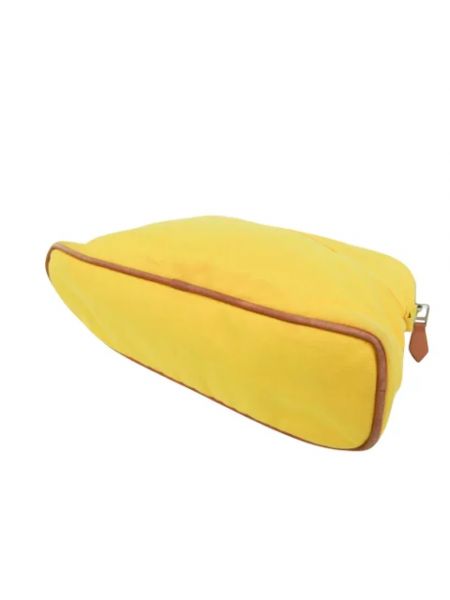 Bolso clutch Hermès Vintage amarillo