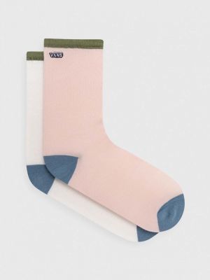 Чорапи Vans розово