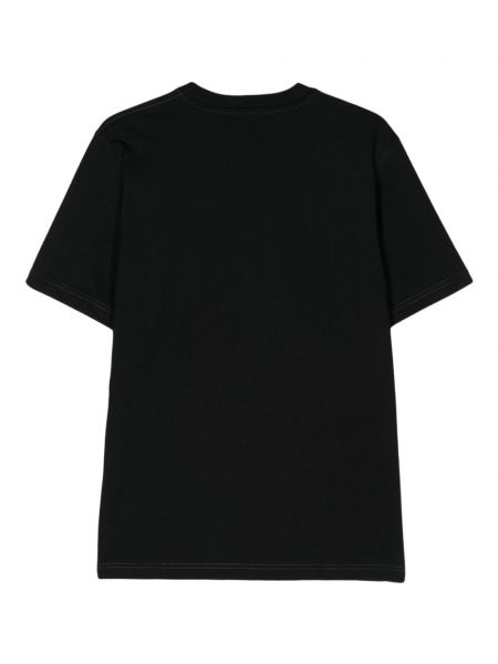 T-shirt à imprimé Diesel noir