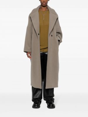 Oversized vlněný kabát Andrea Ya'aqov šedý