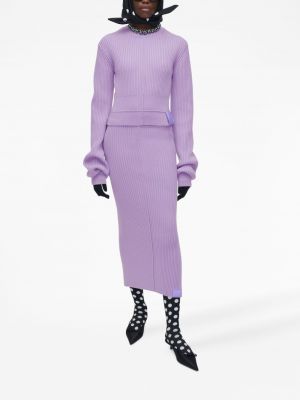 Pull col rond Marc Jacobs violet