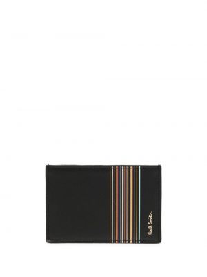 Usnjena denarnica s črtami Paul Smith