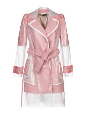 Cappotto di cotone Elisabetta Franchi rosa