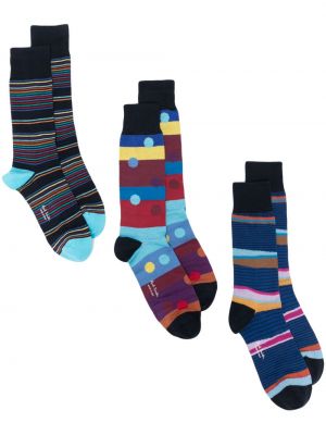 Bavlněné ponožky Paul Smith modré