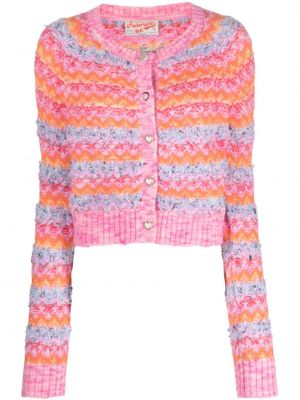 Cardigan a righe Andersson Bell rosa