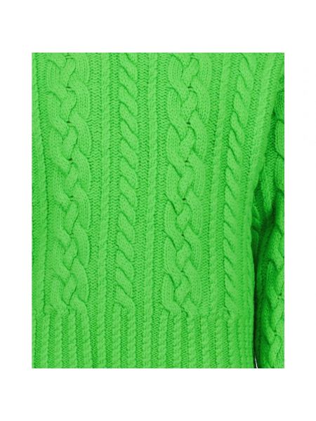 Suéter de punto de tela jersey Ami Paris verde