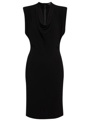 Βαμβακερή μίντι φόρεμα Isabel Marant μαύρο