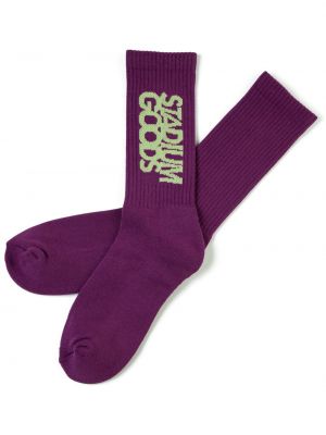 Ponožky s výšivkou Stadium Goods® fialová