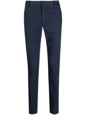 Slim fit chinos aus baumwoll Dondup blau