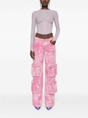 Jeans mit print mit camouflage-print Blumarine pink
