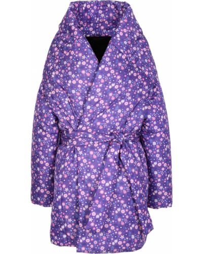Куртка с принтом Balenciaga фиолетовая
