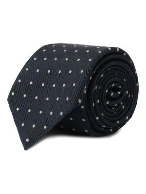 Хлопковый шелковый галстук Altea синий