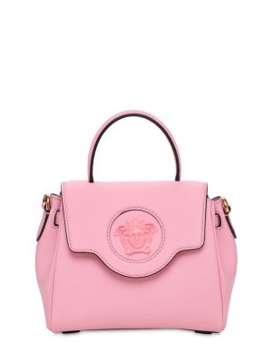 Læder top Versace pink