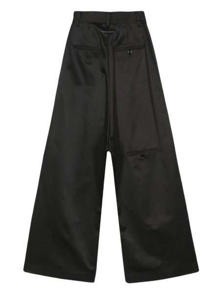 Kalhoty relaxed fit Mm6 Maison Margiela černé
