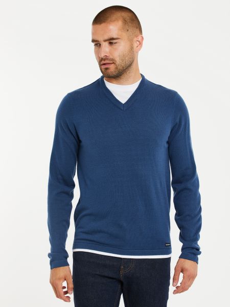 Пуловер с v-образным вырезом Threadbare