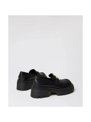 Loafers chunky Twinset czarne