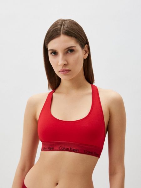 Мягкий бюстгальтер Calvin Klein Underwear красный