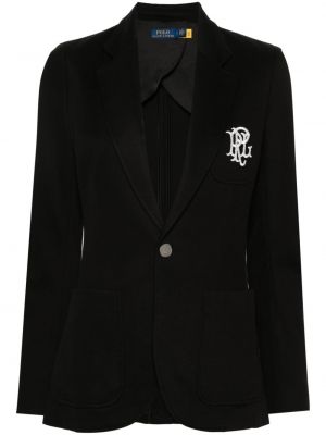 Sako s výšivkou Polo Ralph Lauren čierna