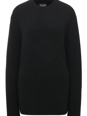 Кашемировый шерстяной свитер Del Core черный
