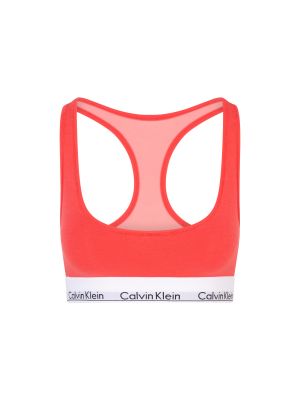Bralet bawełniane Calvin Klein - różowy