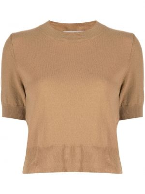Sweter wełniany Studio Tomboy brązowy