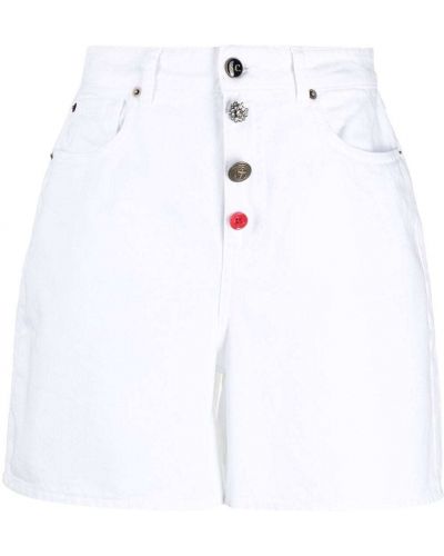 Pantalones cortos con botones Semicouture blanco