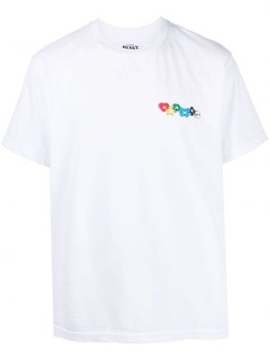 Памучна тениска с принт Awake Ny бяло