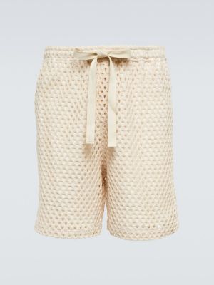 Pantalones cortos de algodón Commas beige