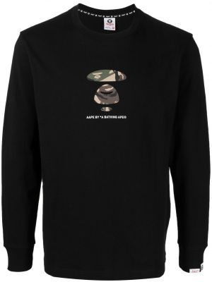 Långärmad t-shirt Aape By *a Bathing Ape® svart