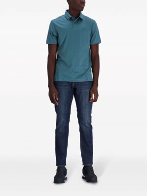 Polo krekls ar izšuvumiem džersija Emporio Armani zils